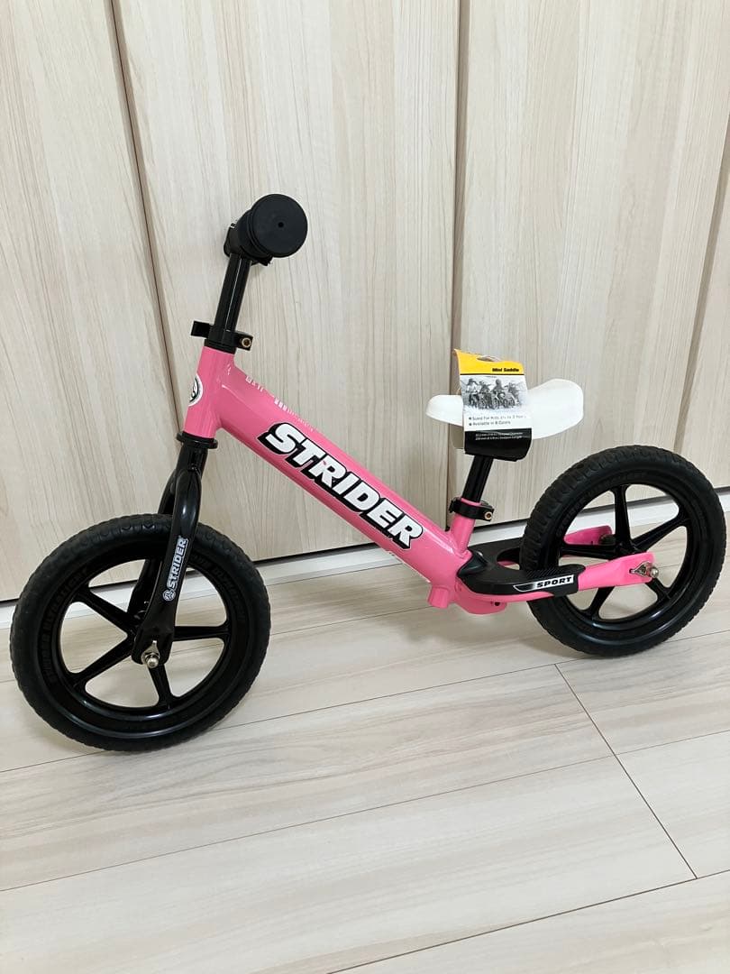 STRIDER ストライダー スポーツバランスバイク ピンク　付属品セット