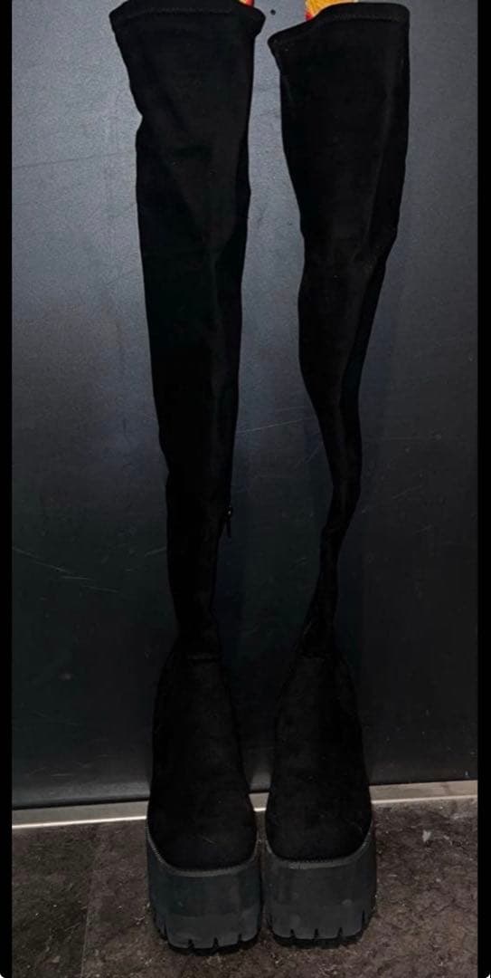 EMODA エモダ スクエアフィットロングブーツ Mサイズ