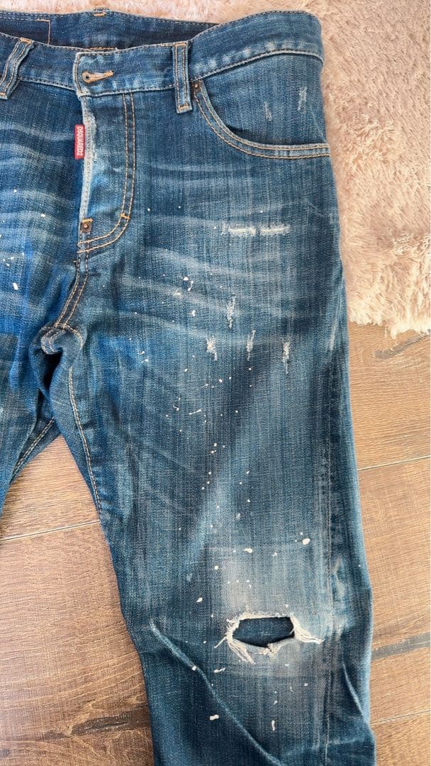 DSQUARED2 ダメージ加工デニム　44