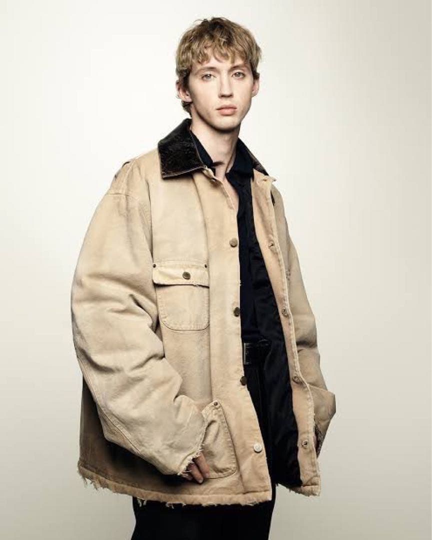 プラダ PRADA 24AW ウールブレンド ジャケット コート グレー