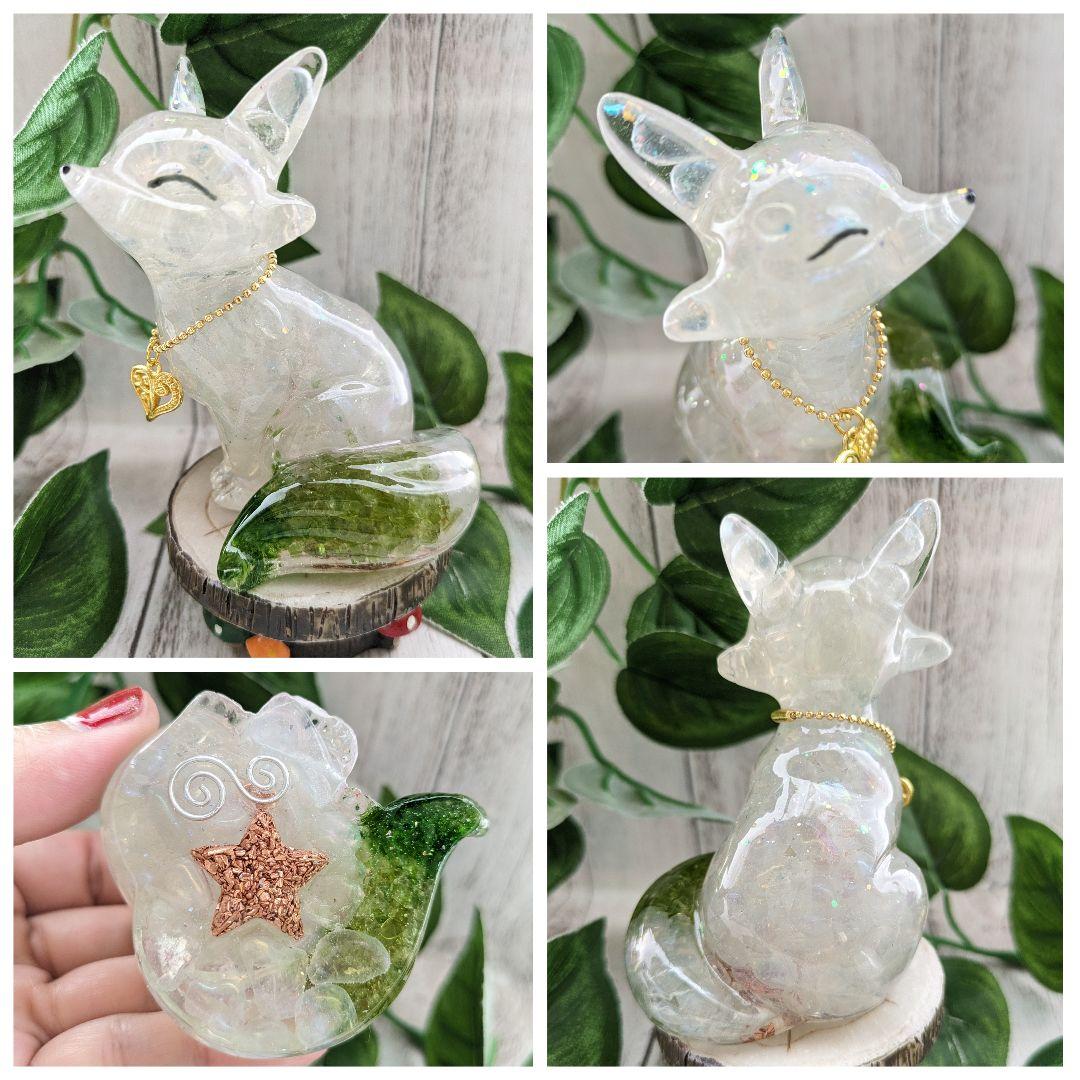 【つる927】アクアマリンのかばちゃん形オルゴナイト☆他６点