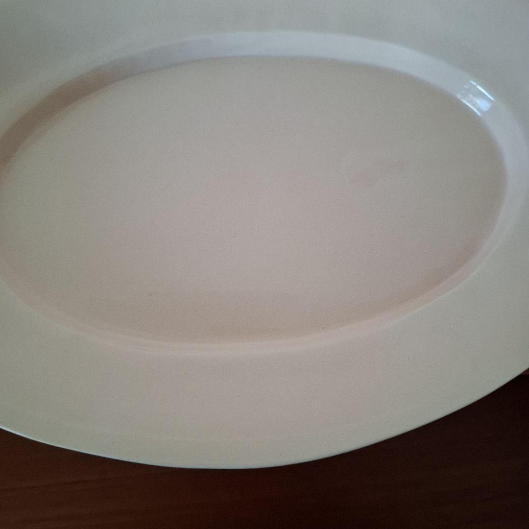 井山三希子 　オーバルプレート大　 ピンク