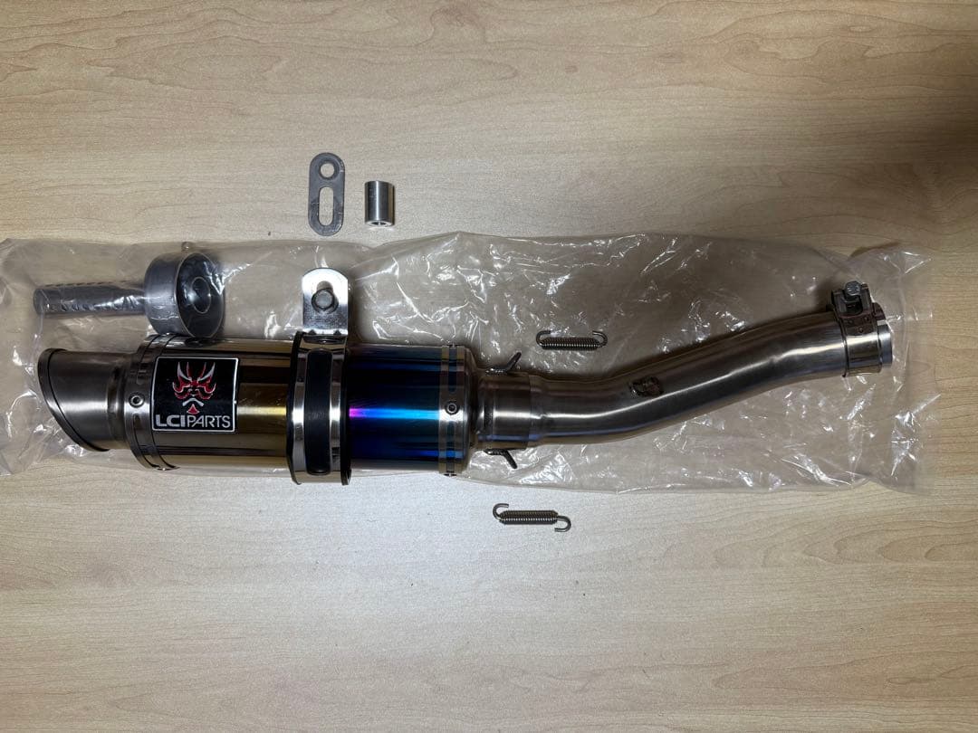 LCIショートチタンスリップオンマフラー CBR400R NC56