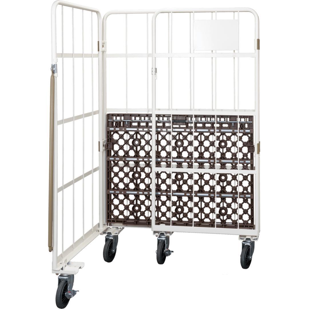 【関西エリア納品向け】カゴ台車5台セット　W1100×D800×H1700