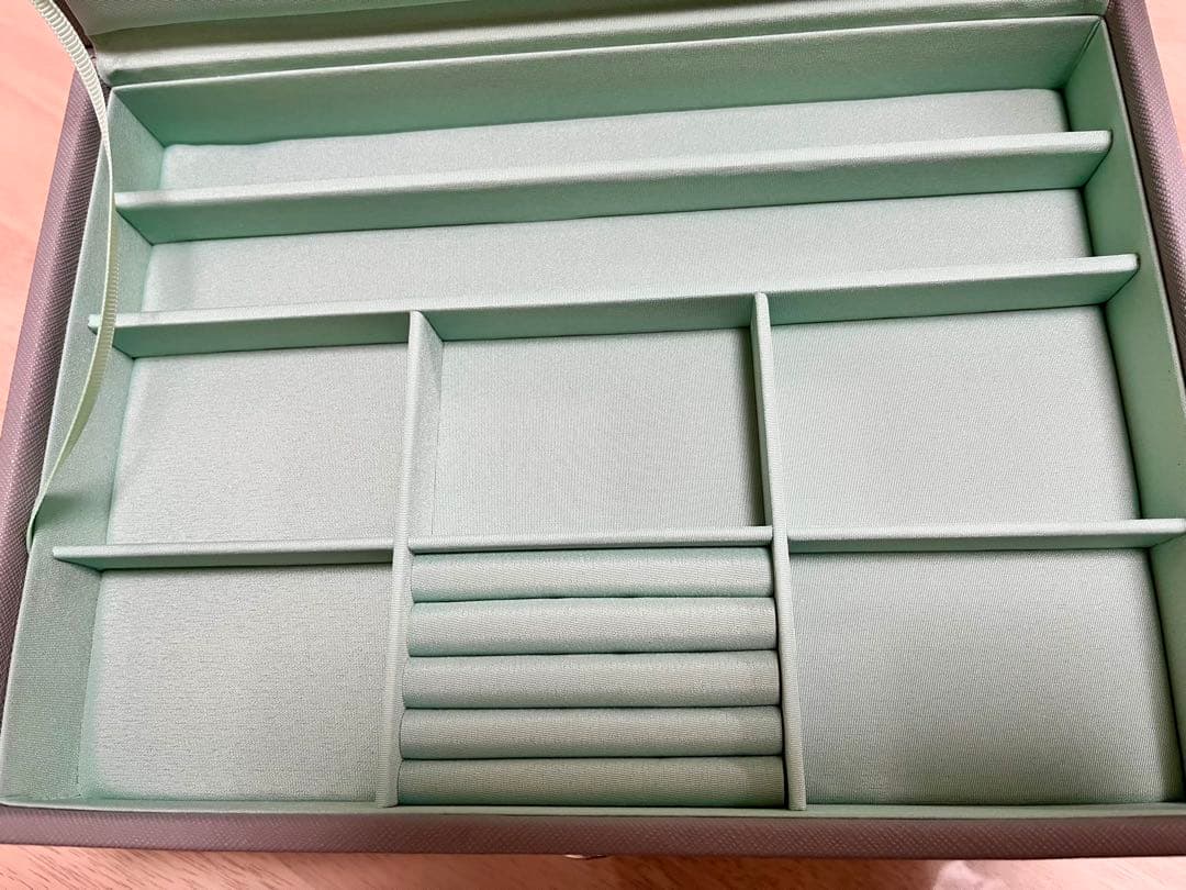 【値下げ】STACKERS アクセサリーケース グレー/ミント