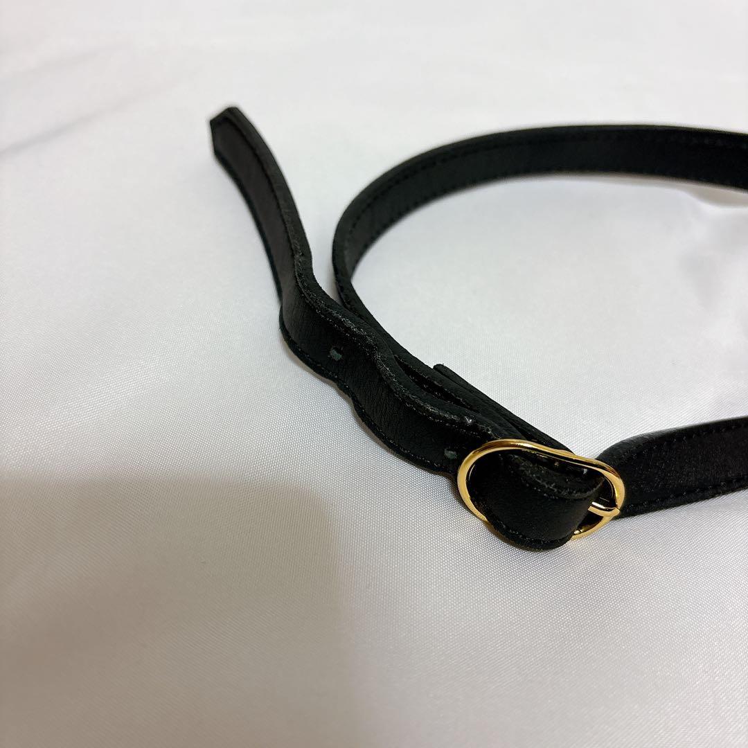 【美品】バーバリー ブラック レザー フラップ ショルダーバッグ ノバチェック