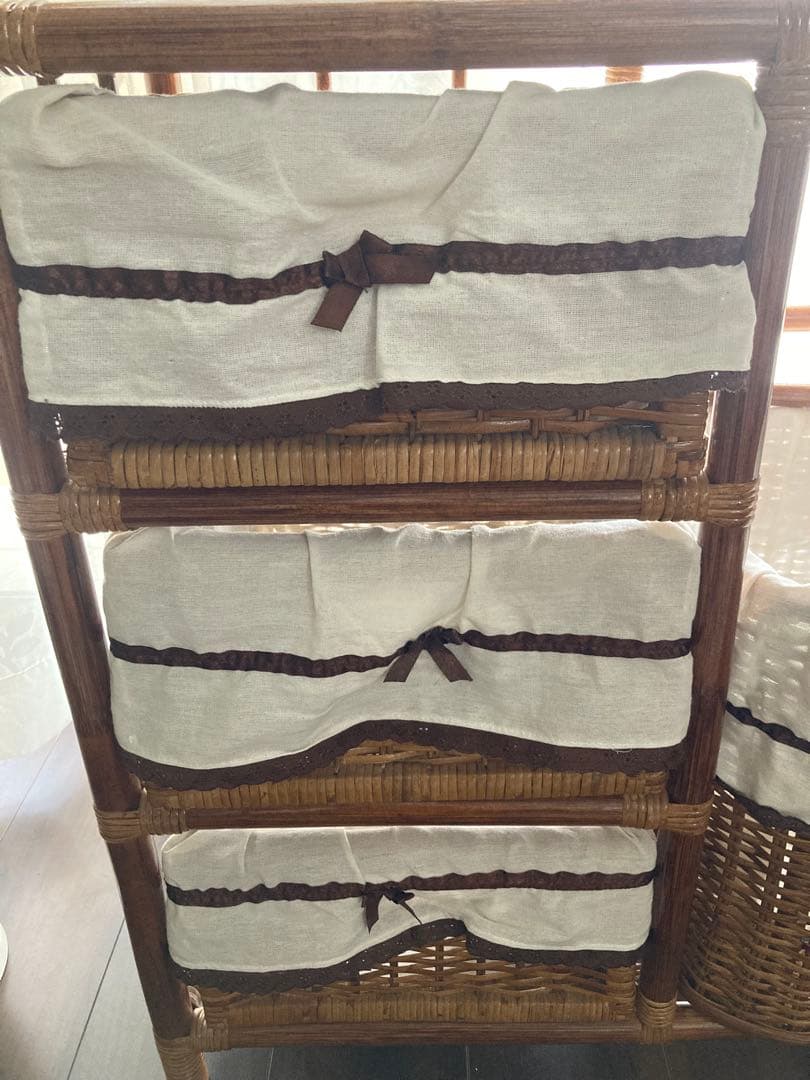 ランドリーラタンチェスト