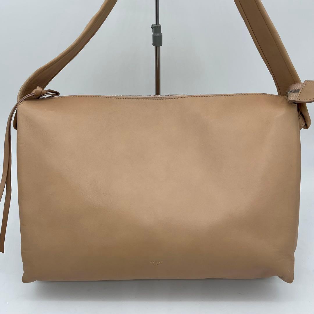 CELINE ワンショルダーバッグ 肩掛け ロゴ入り フィービー期 保存袋付き