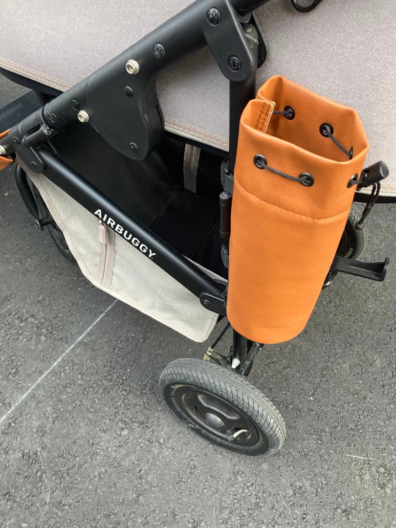 ペットカート エアバギーDOME3 AIRBUGGYサイズラージ ベージュと迷彩