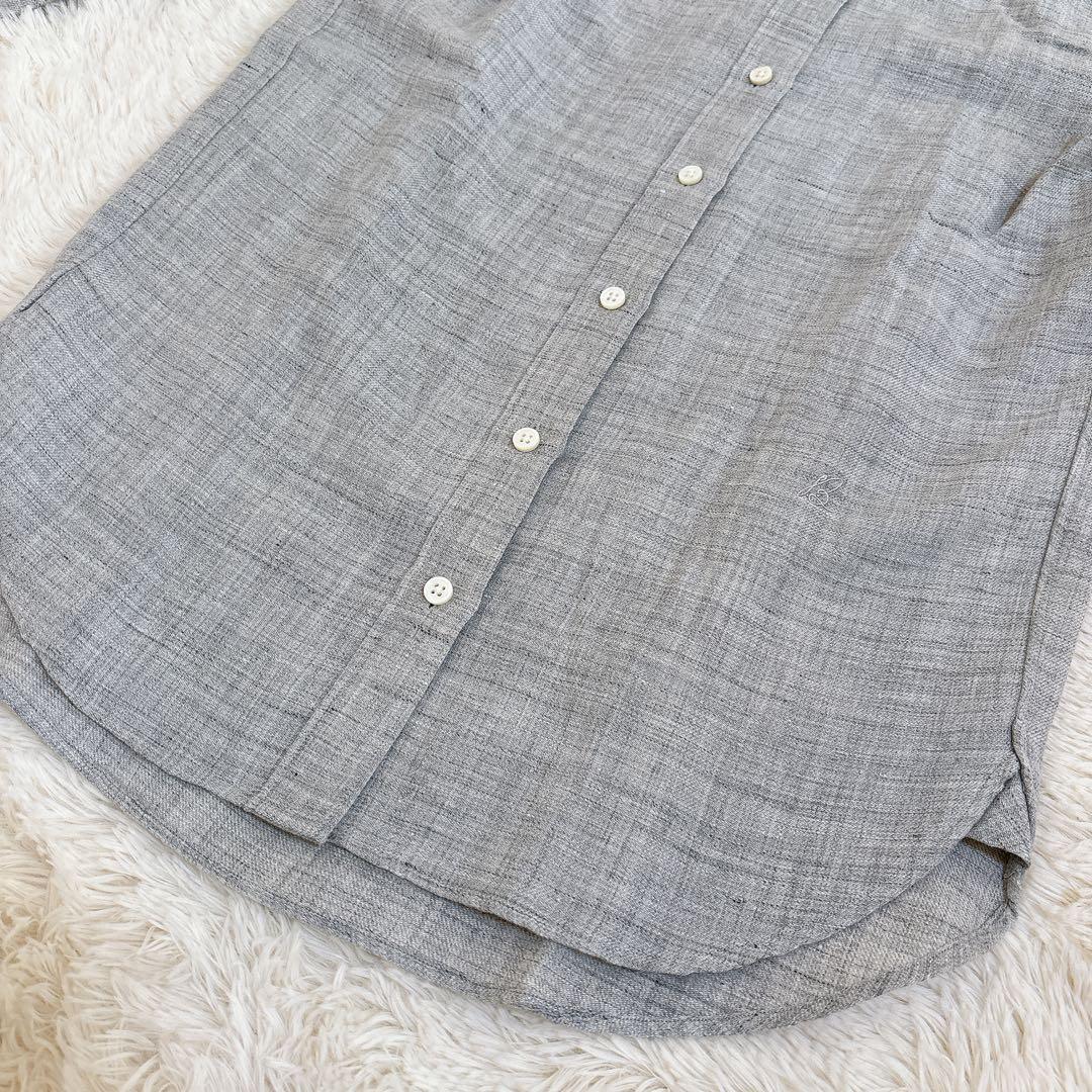 MADISONBLUE マディソンブルー ウール リネン シャツマダムシャツ