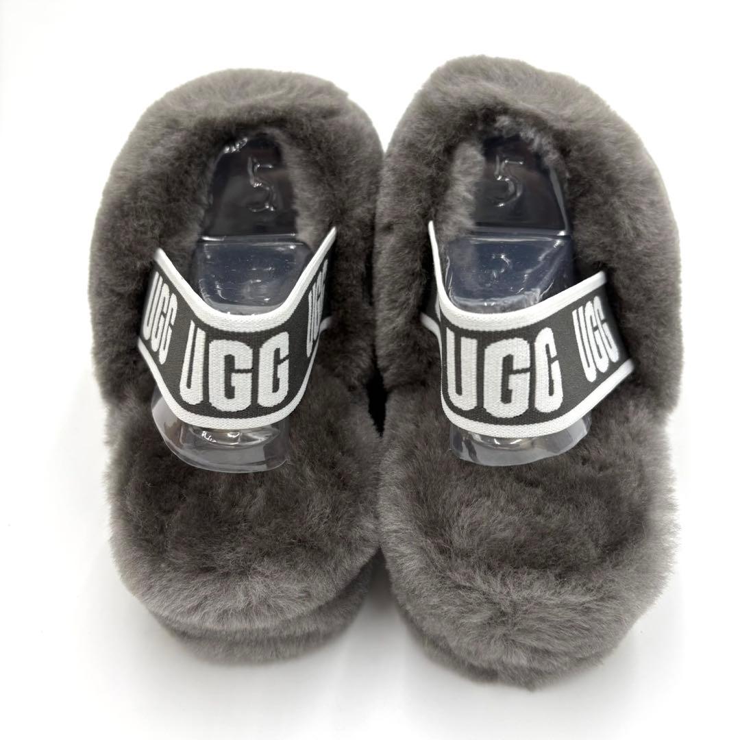 新品未使用✨️UGG アグ モコモコ サンダル チャコール 22cm レディース