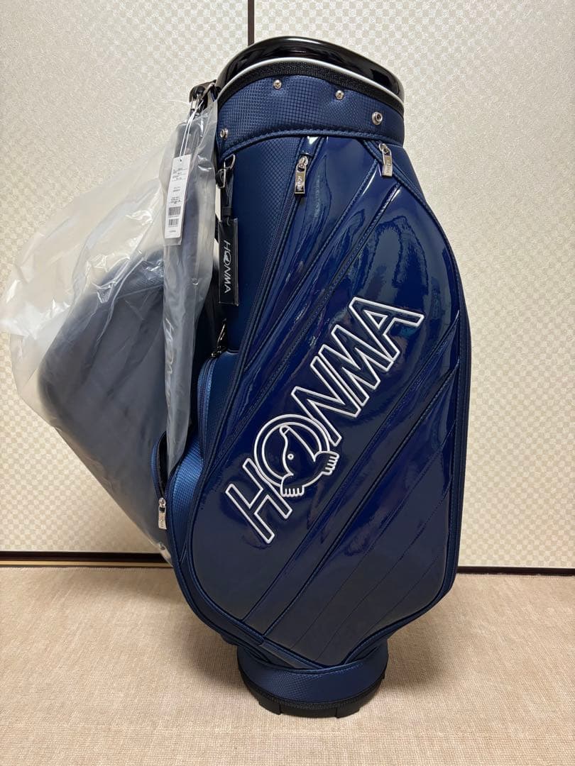 【新品】HONMA(本間ゴルフ)キャディバッグ CB12412 ネイビー9.0型