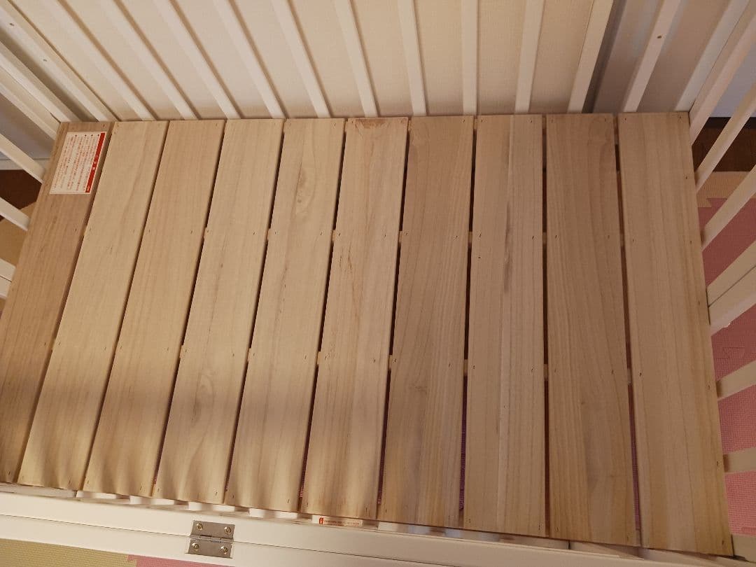 カトージ ベビーベッド 折りたたみ レギュラーサイズ120×70cm ホワイト