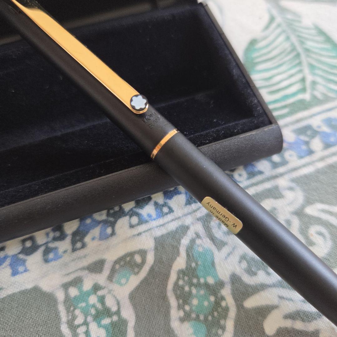 西ドイツ製　モンブラン シャープペンシル　Sライン MONTBLANC ブラック