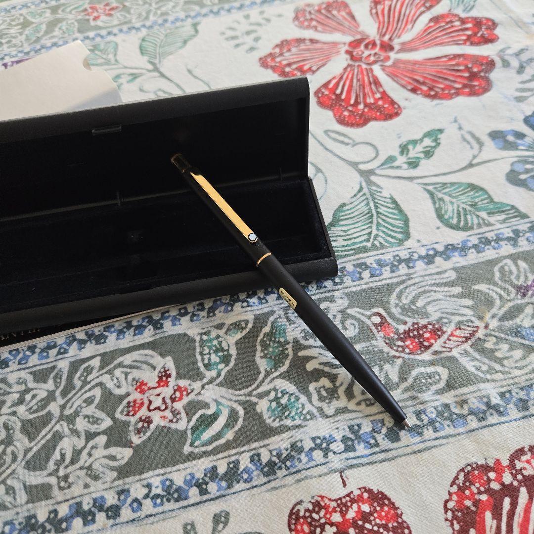 西ドイツ製　モンブラン シャープペンシル　Sライン MONTBLANC ブラック