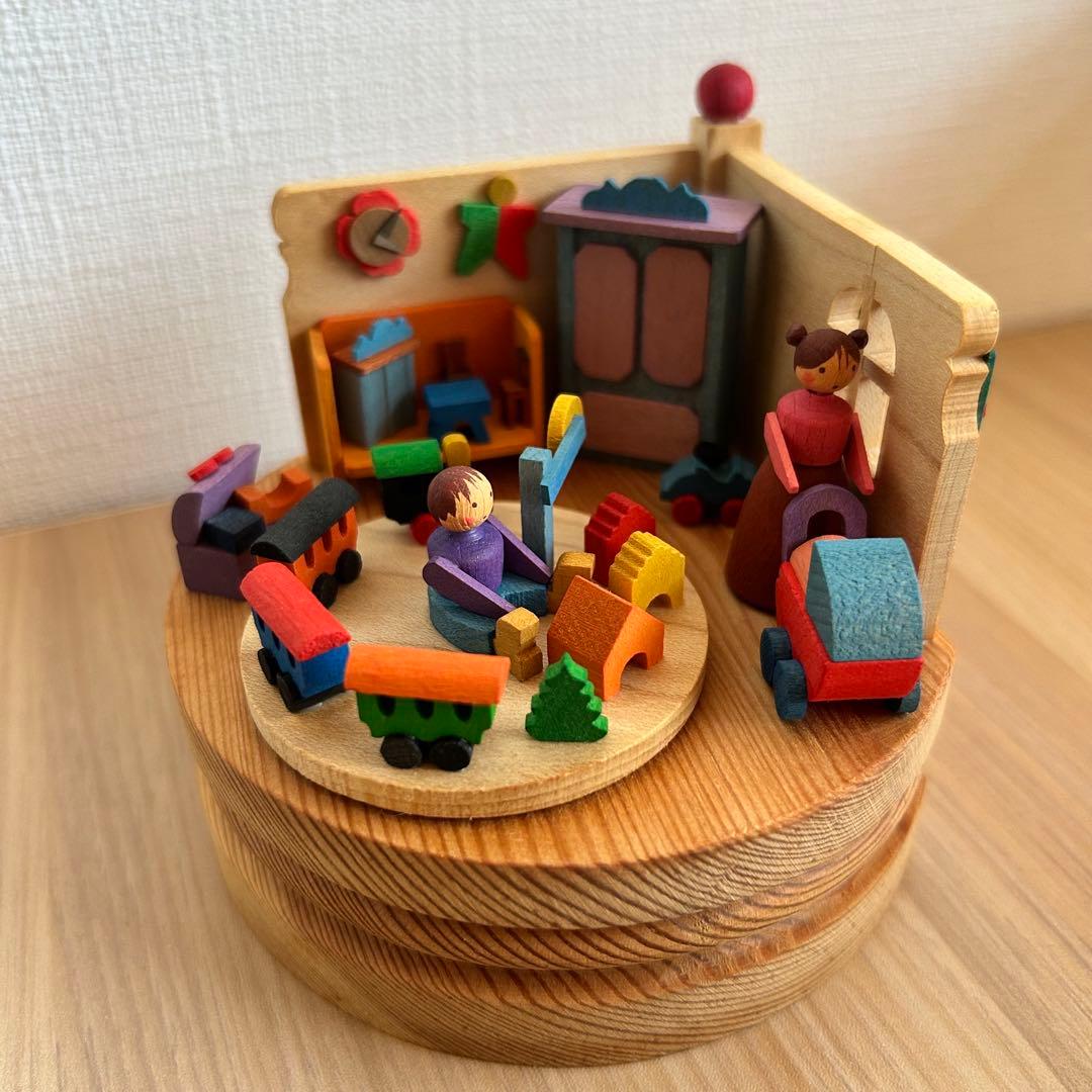 ドイツ　ザイフェン　グラウプナー　オルゴール　2個セット　ボーネルンド