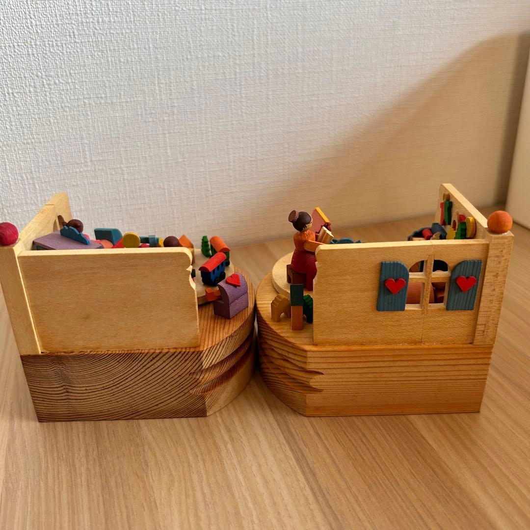 ドイツ　ザイフェン　グラウプナー　オルゴール　2個セット　ボーネルンド