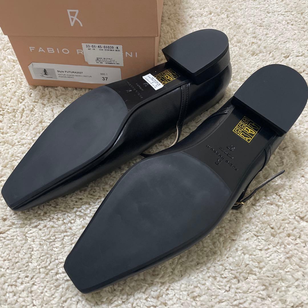 完売新品未使用ファビオFABIO RUSCONI メリージェーン　ブラック37
