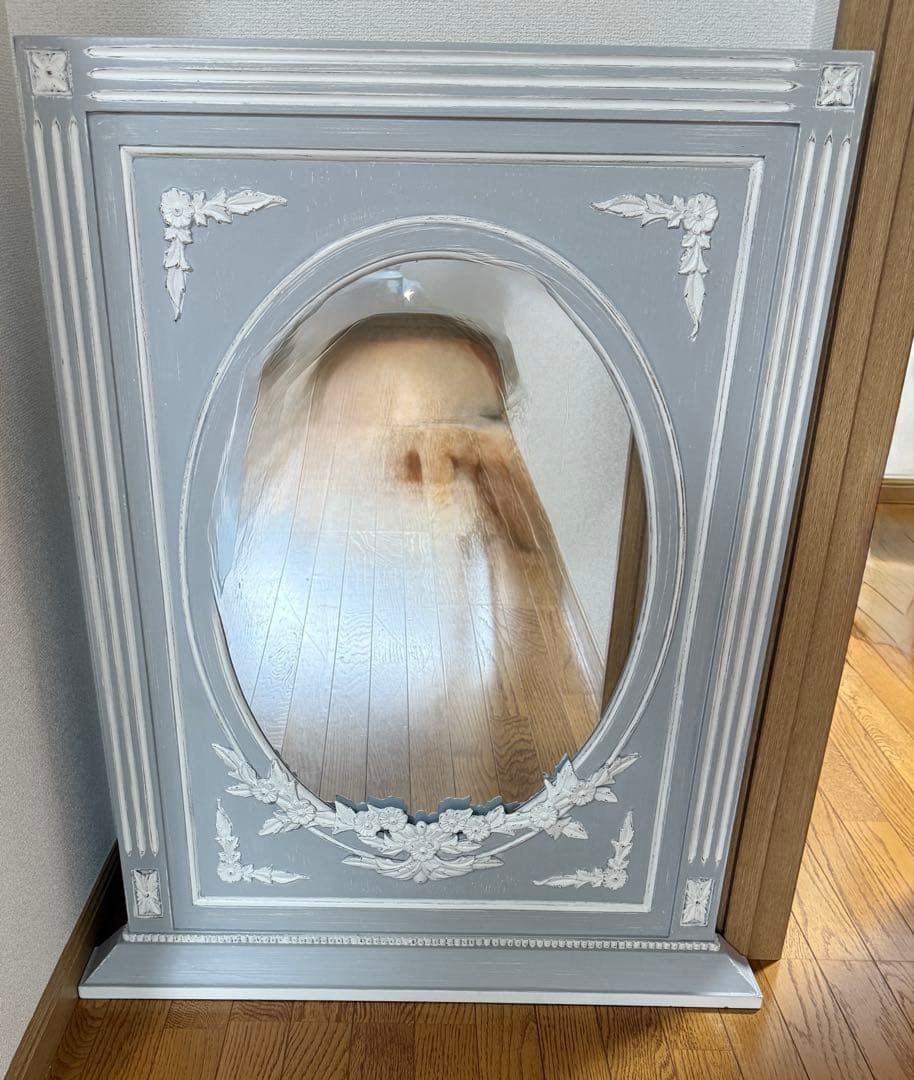 カントリーコーナー 壁掛けミラー アンティーク調 フレンチ