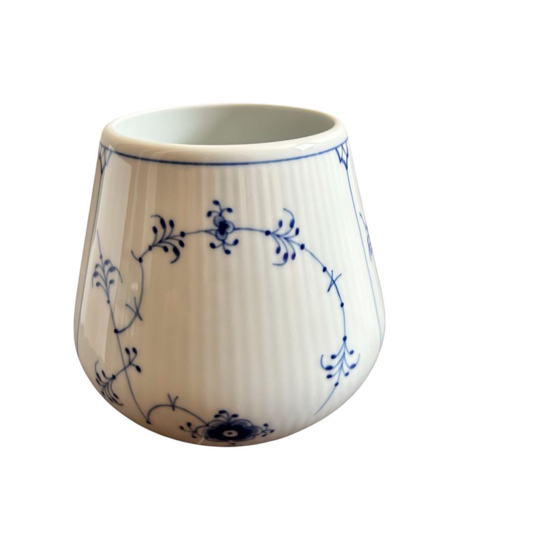 ［未使用品］ロイヤルコペンハーゲン ブルーフルーテッド プレイン ベース S