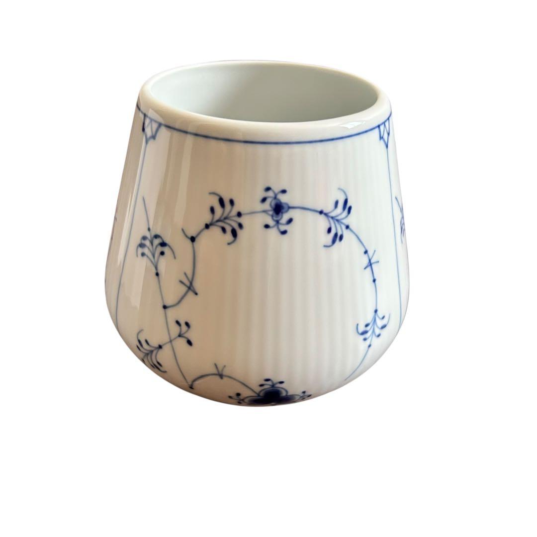 ［未使用品］ロイヤルコペンハーゲン ブルーフルーテッド プレイン ベース S