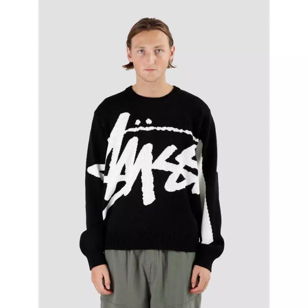 Stussy ロゴ ニット XL