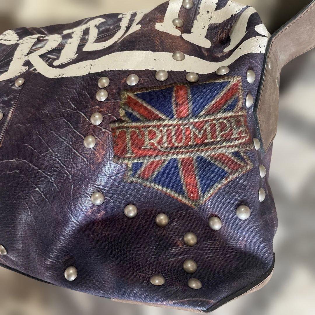 PaulSmith TRIUMPHプリント スタッズショルダーバッグ