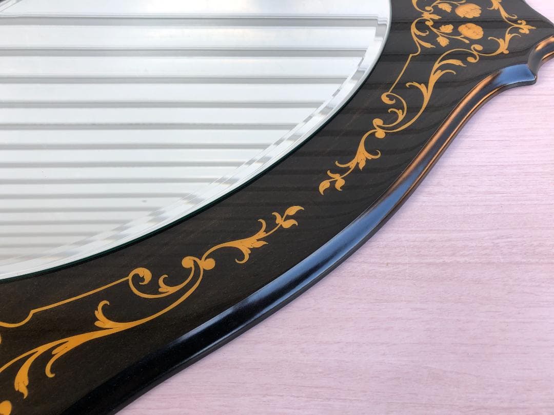 Demain ドマン 壁掛けミラー イタリーコレクション 象嵌細工 鏡