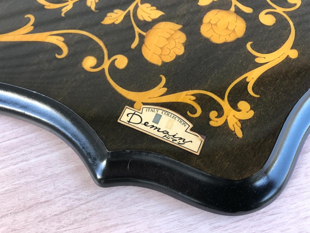 Demain ドマン 壁掛けミラー イタリーコレクション 象嵌細工 鏡