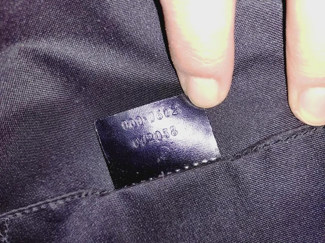 GUCCI スエード GG ショルダーバッグ 黒