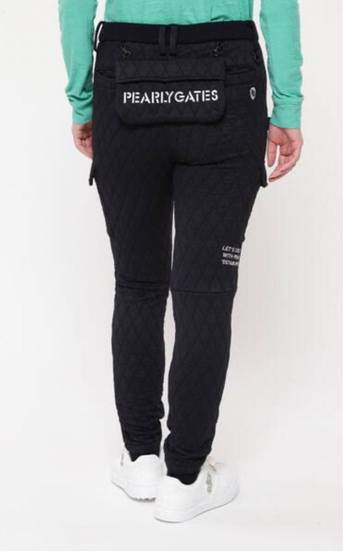 【PEARLY GATES】 ポリエステルキルトジャガードパンツ　大人気☆完売