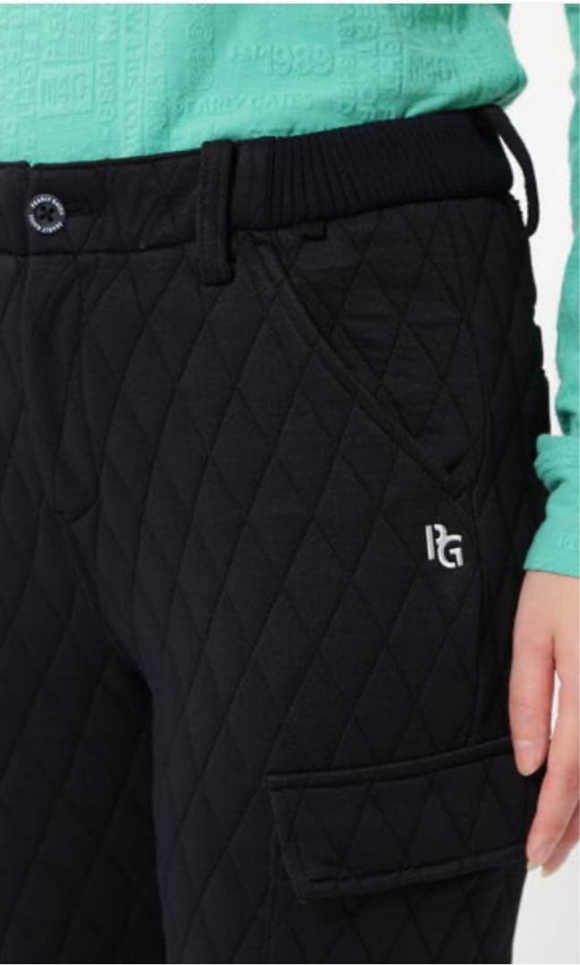 【PEARLY GATES】 ポリエステルキルトジャガードパンツ　大人気☆完売