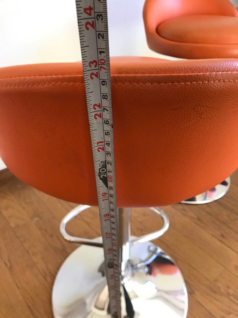 ホワイトカウンターテーブル、イス4脚セット 約2535mm