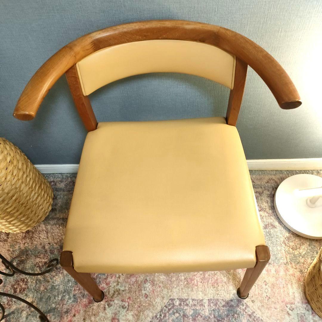 【希少】青林製作所 70sヴィンテージハーフアームチェア ⑤