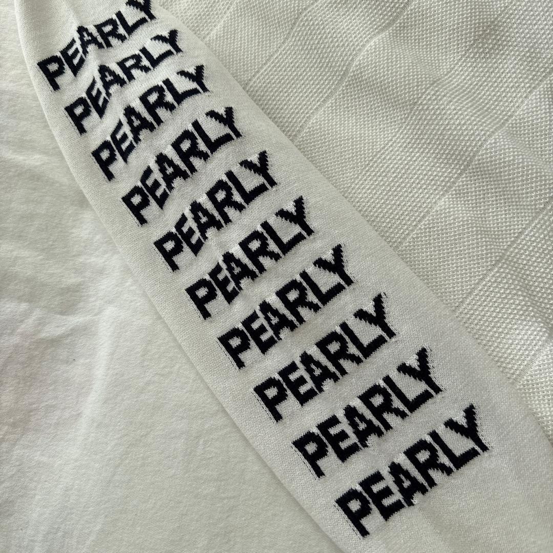 極美品　パーリーゲイツ　ニット　セーター　白　L〜XL相当 ホワイト　5 総柄