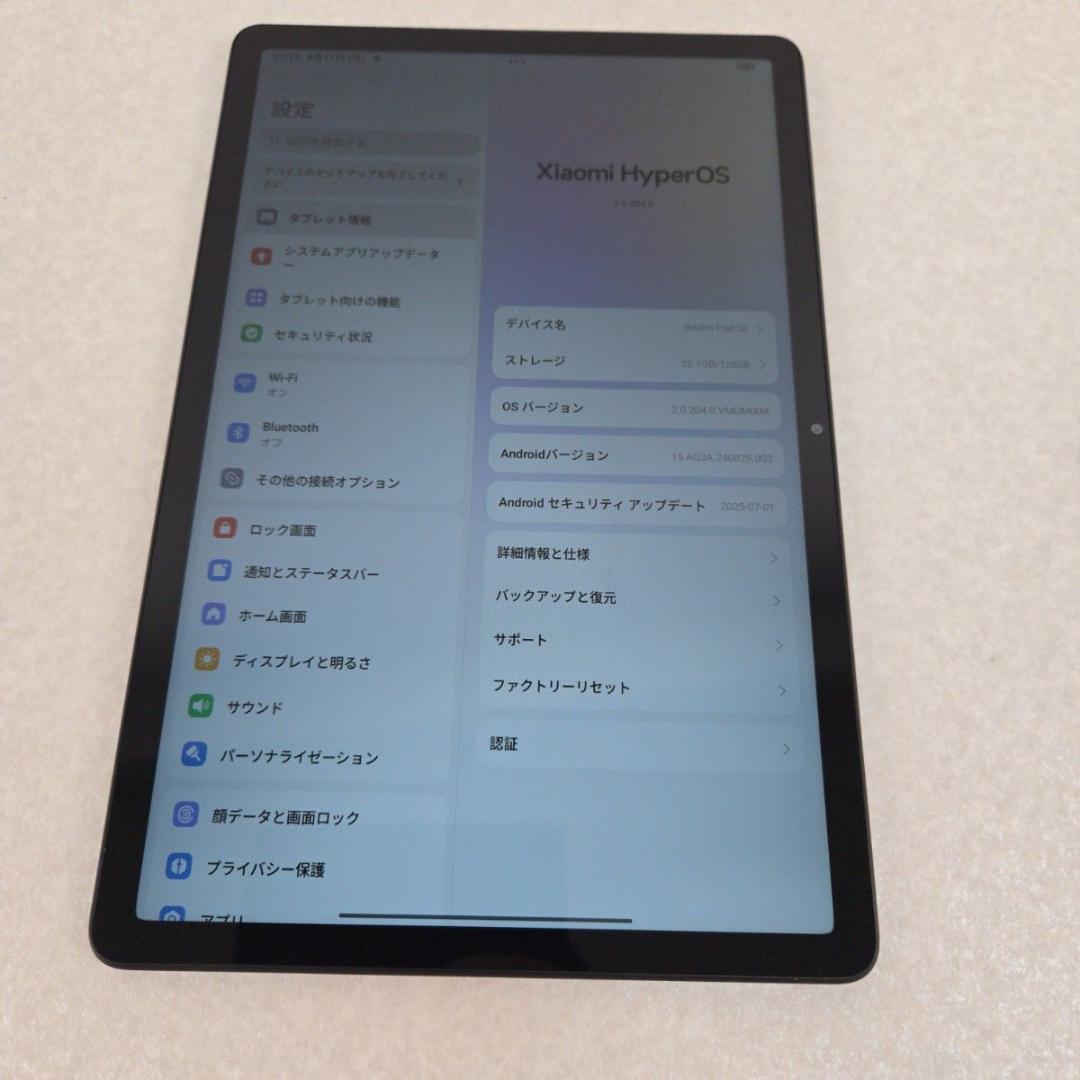 【美品】Xiaomi Redmi Pad SE 128GB シャオミ