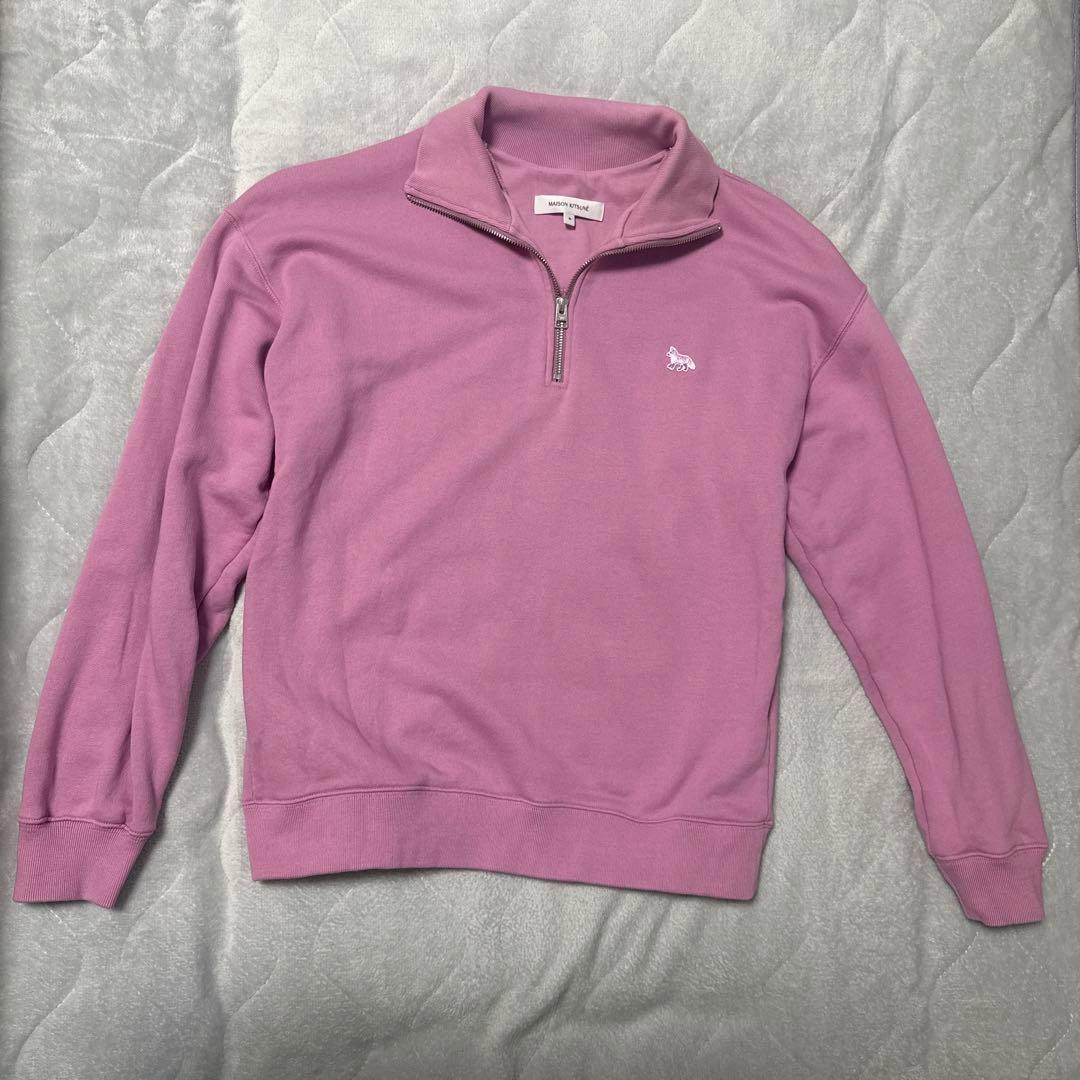 MAISON KITSUNE ベイビー フォックス ハーフジップ スウェット