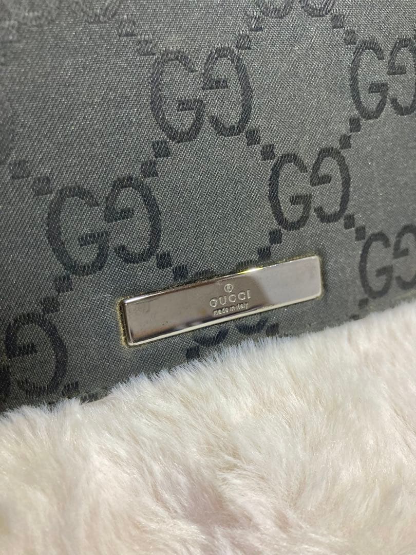 グッチ GUCCI マウスパッド ブラック GGキャンバス デスク小物【美品】