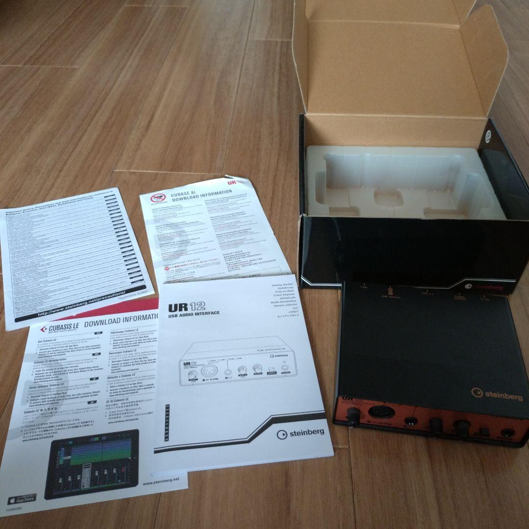 Steinberg UR12 オーディオインターフェース（使用回数2回）