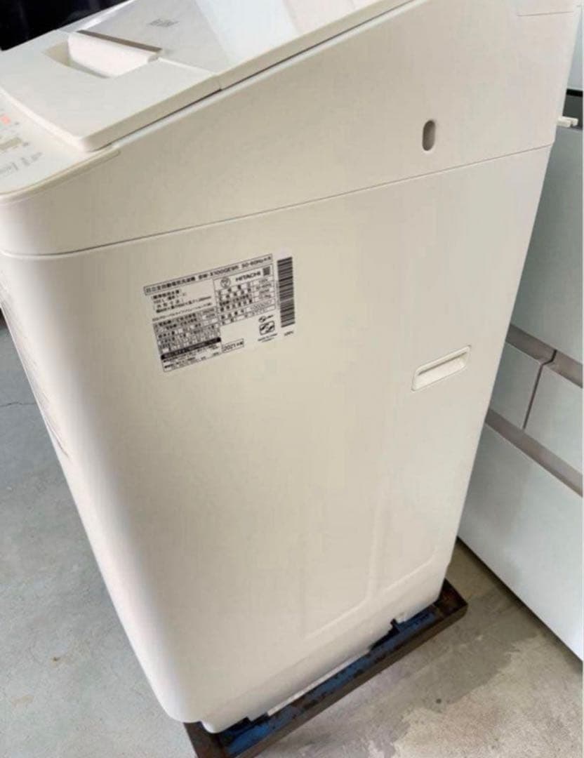 【高年式】 2021年式 10kg HITACHI 洗濯機 BW-X100GE9