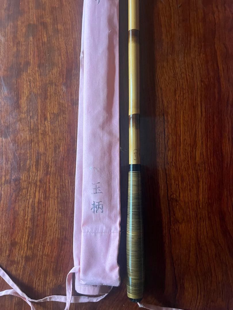 へら釣り 響、一本半竿掛　 一本玉柄セット