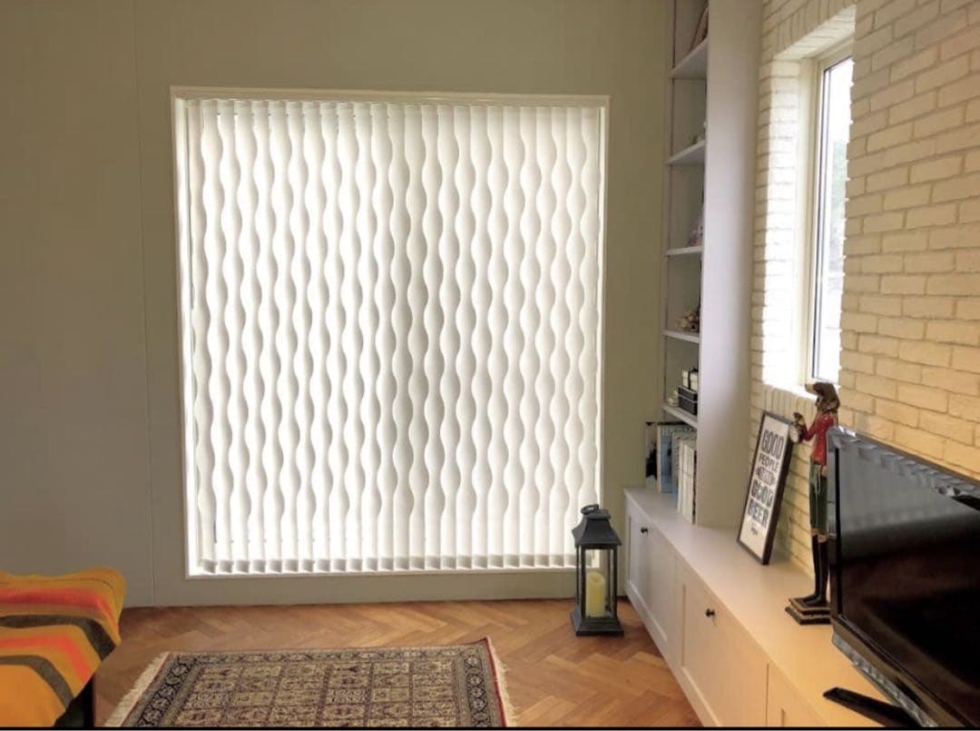 【定価11万】レール付 バーチカル ブラインド W180 デュアルシェイプ