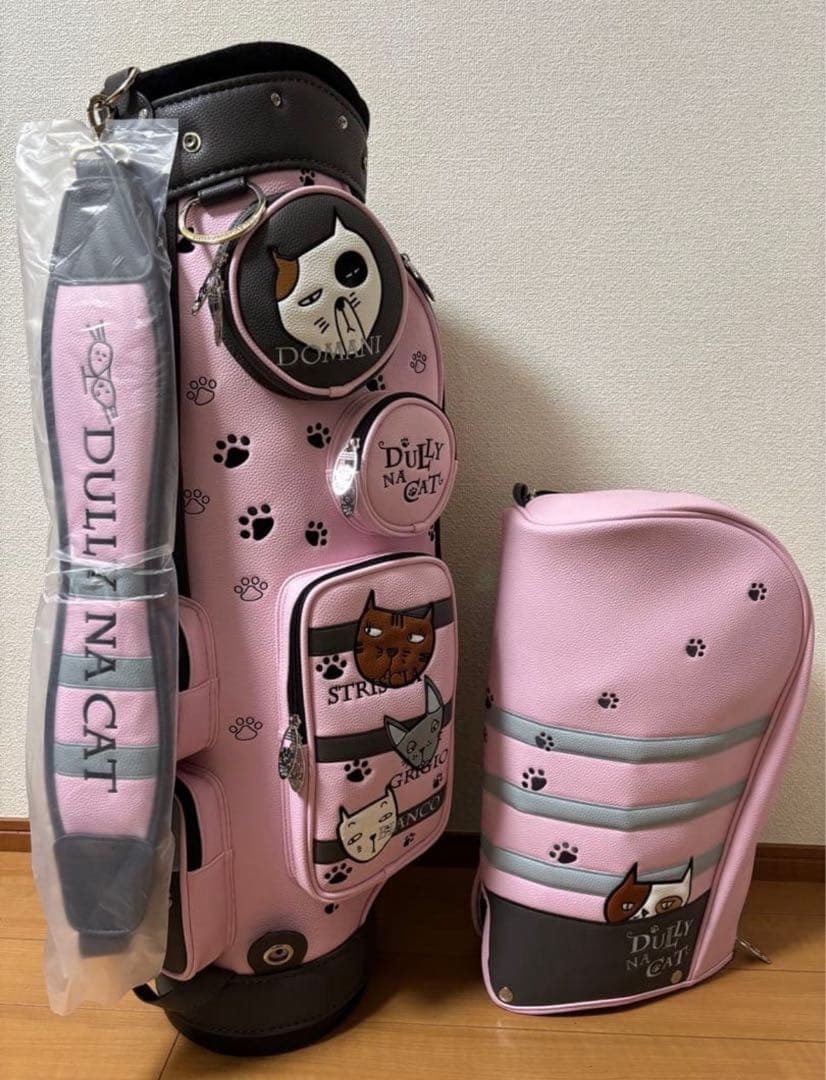 【新品】ダリーナキャット キャディバッグ　DN-CB03 ピンク 可愛いい
