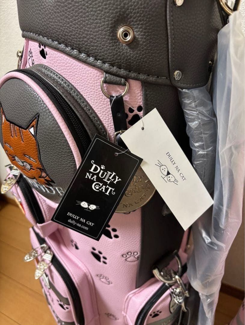 【新品】ダリーナキャット キャディバッグ　DN-CB03 ピンク 可愛いい