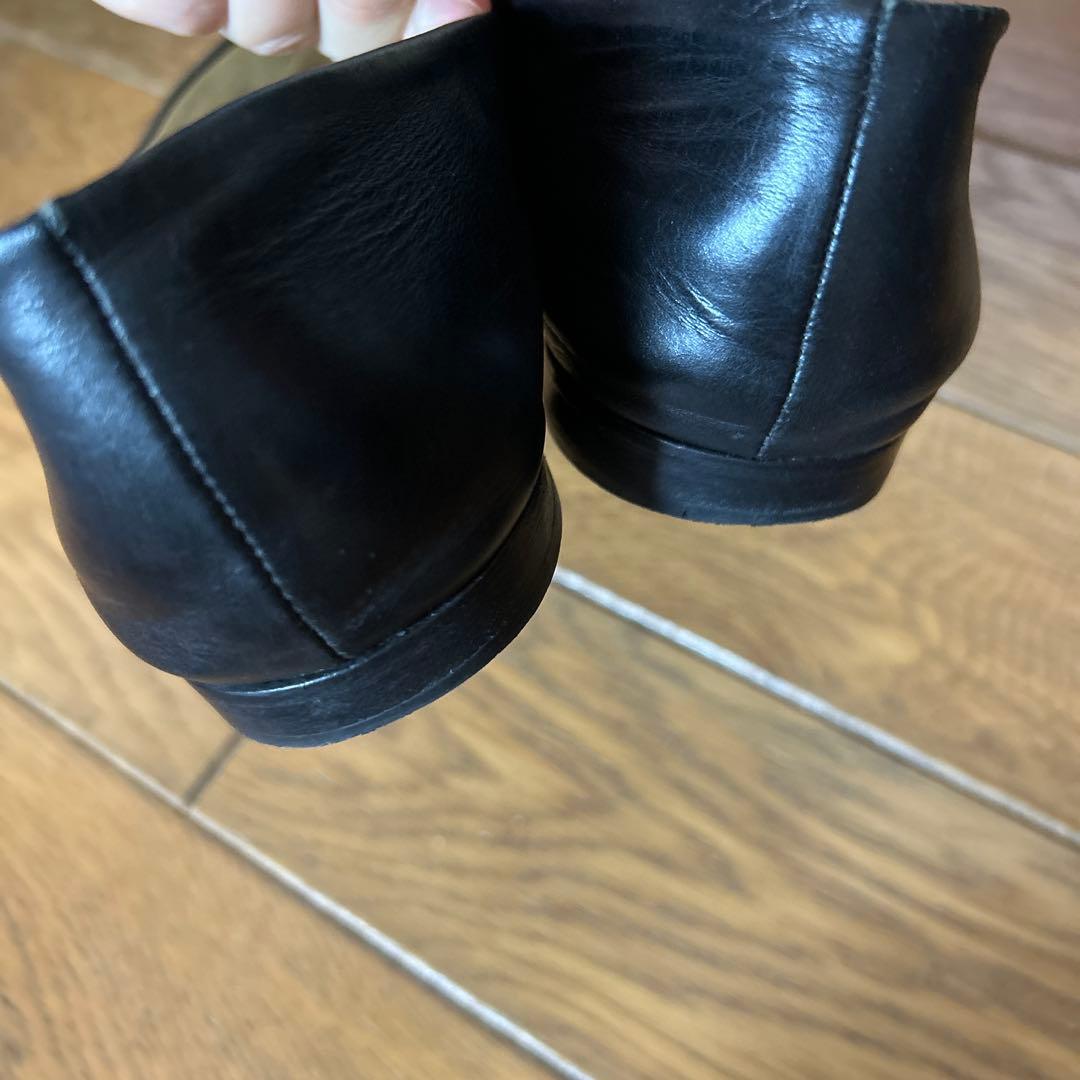 CHANEL シャネル　黒 フラットシューズ39