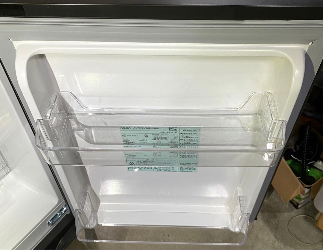 AQUA ノンフロン冷凍冷蔵庫　AQR-14N(S) 2022年製　135L