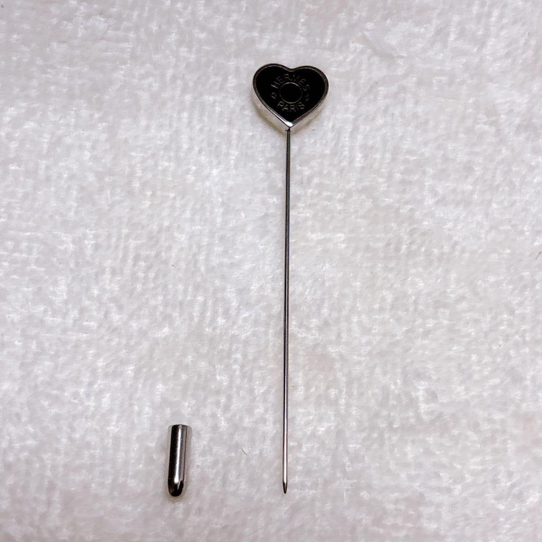 【HERMES】ハート セリエ ピンブローチ✴︎美品✴︎