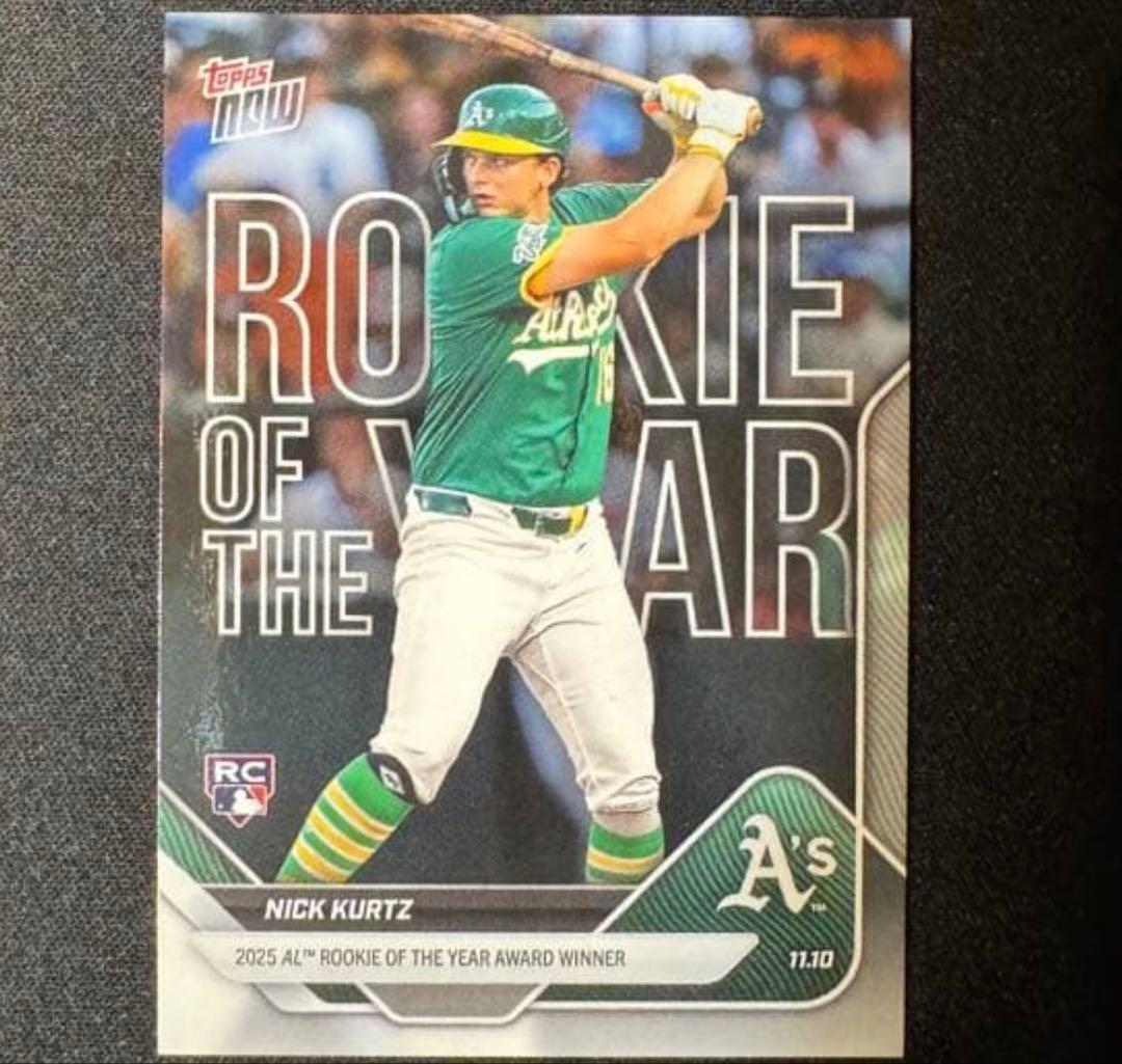 Nick z ニックカーツ直筆サインRookie of the Year