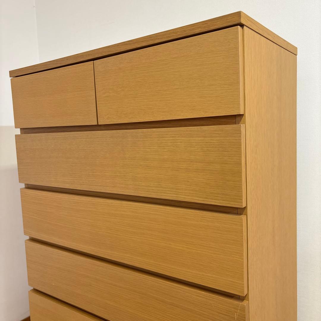 無印良品/良品計画　　チェスト　6段　オーク