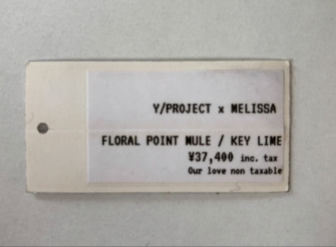 melissa / Y PROJECT イエローミュール